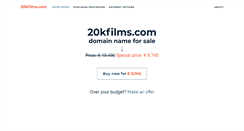 Desktop Screenshot of 20kfilms.com